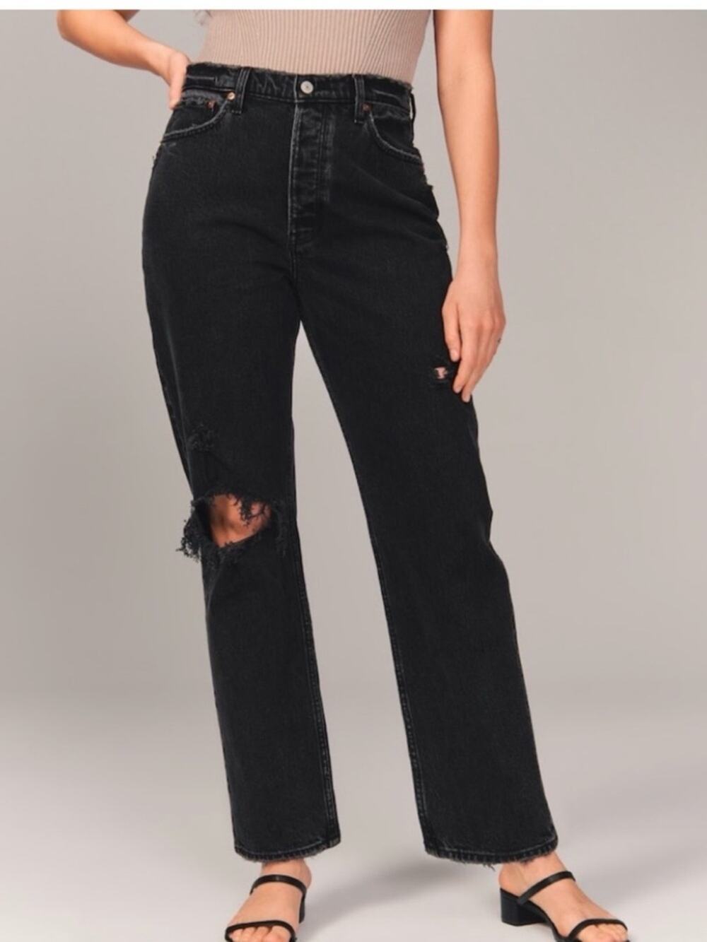 Abercrombie and fitch 90s straight ultra high rise size 2R / 26